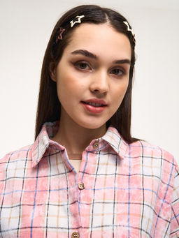 Рубашка розовый CN25123FL1 - Nota bene фото 6