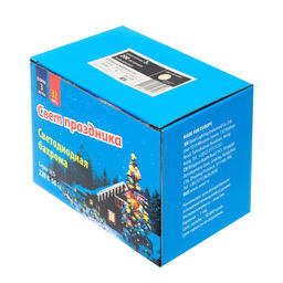 ULD-C2030-240/TBK WARM WHITE IP67 Занавес светодиодный с эффектом мерцания, 3х2м. Соединяемый. 240 светодиодов. Теплый белый свет. Провод черный. TM Uniel. - Volpe фото 14