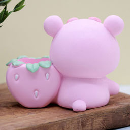 Подставка для канцелярских принадлежностей Strawberry bear, pink