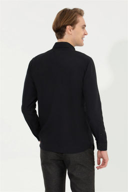 U. S. Polo Assn / Рубашка мужская черная Uzunkol Basic - U.s. polo assn фото 11