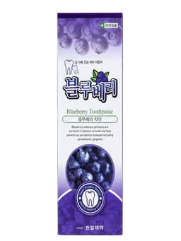 Hanil Зубная паста со вкусом голубики / Natural A Blueberry Toothpaste, 180 г