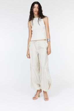 Top en punto de canale con tiras entrelazadas - H&m фото 2