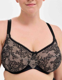 БЮСТГАЛЬТЕР Milavitsa 108000/D74 черный с нюдом