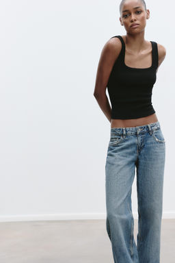WIDE STRAP VEST TOP - Zara фото 48