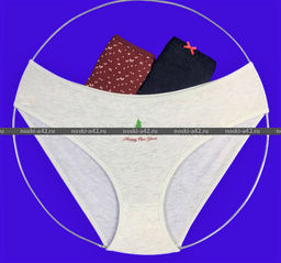 Цена за 3 шт. Трусы женские DOMINANT Турция большие размеры высокая посадка Неделька - 3 шт. арт. 55000-348 3XL (52)