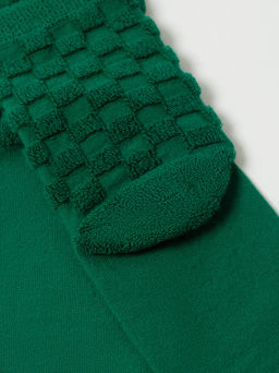 Цена за 2 пары. Носки Теплые CONTE COMFORT Махровые носки из хлопка с объемными рисунками зеленый - Conte elegant фото 7