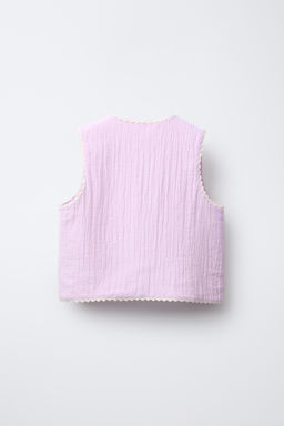WAVY TEXTURED WAISTCOAT - Zara фото 2