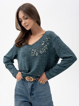 Джемпер жен.арт.1228-1,изумрудный - Binita фото 2