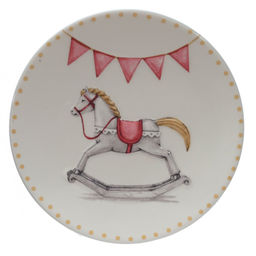 Тарелка "Лошадка", L20 W19,5 H2 см