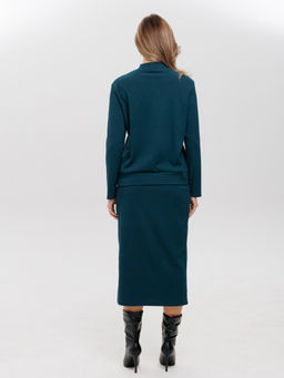 Костюм женский К-242 (лапша Софт г/к) Темно-серый - Elenatex фото 32