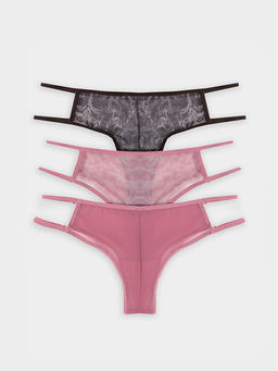 Трусы бразилиана женские в наборе, 3 шт - Mark formelle фото 10