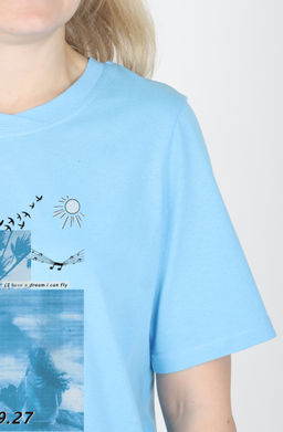 Футболка Лаура Ф-96 (44-60) кулирка - Лотос фото 4