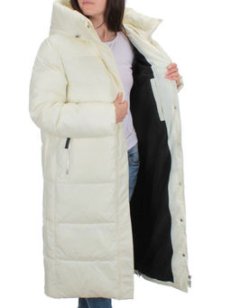 H-2210 WHITE Пальто зимнее женское (200 гр .холлофайбер) - Fashion фото 6