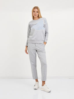 брюки женские укороченные в сером цвете - Glenfield фото 2