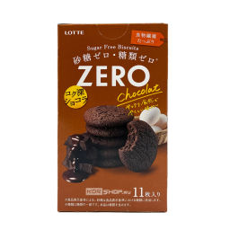 Бисквитное печенье без сахара со вкусом шоколада Zero Lotte, Япония, 72,6 г Акция