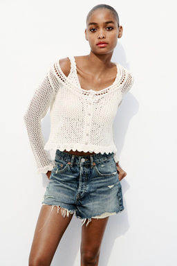 ROMANTIC KNIT CARDIGAN - Zara фото 3