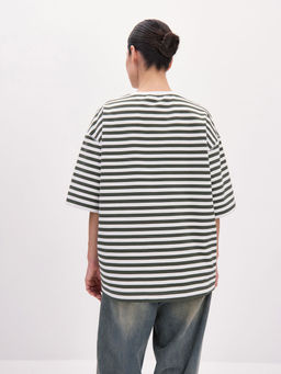 Футболка женская 25234-509 OVERSIZE серый меланж - Avese фото 9