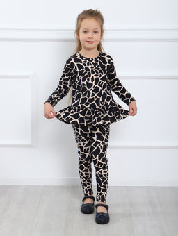 КМ151 Костюм Модница (молочный; черный)