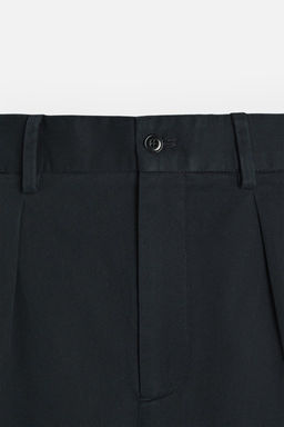 PLEATED CHINO TROUSERS - Zara фото 8