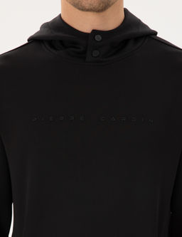 Siyah Regular Fit Sweatshirt - Pierre cardin фото 6