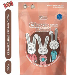 Elza Choco Band Creamy Caramel шоколадный напиток 200г