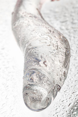 Нереалистичный фаллоимитатор Sexus Glass, стекло, прозрачный, 17,5 см  фото 9