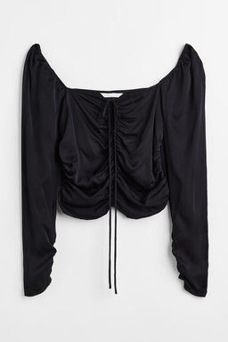 Blusa drapeada