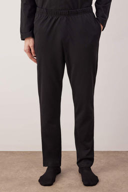 TRENDYOL MAN Siyah Ay?c?k Nak?sl? Regular Fit Orme Pijama Tak?m? TMNAW25PT00032 - Trendyolmilla фото 5