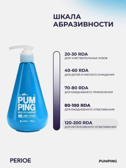 Зубная паста Original Pumping Toothpaste 285 г PERIOE / Перио  фото 17