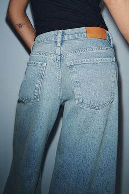 JEANS ZW COLLECTION MAXI WIDEL LEG TIRO BAJO / Azul - Zara фото 5