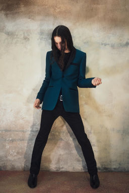 CONTRAST DINNER JACKET BOBBY GILLESPIE X ZARA