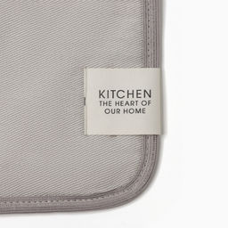 Кухонный набор «Этель» Kitchen light gray, светло-серый: прихватка, варежка-прихватка