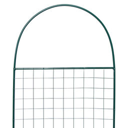 Шпалера, 187×50×1 см, металл, зелёная, «Ромб»