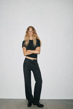 TRF STRAIGHT LOW-RISE JEANS