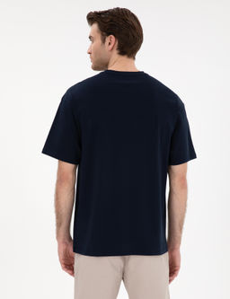 Lacivert Comfort Fit Basic Ti__rt - Pierre cardin фото 5