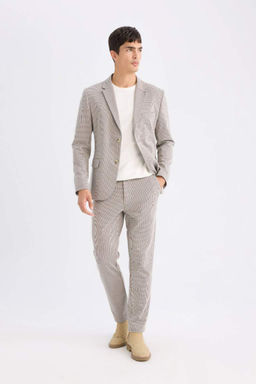 Индивидуальные габардиновые брюки стандартного кроя с карманами - Defacto фото 3