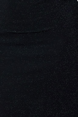 Trendyolmilla Siyah-Yesil Simli Orme S?k Abiye Elbise TPRAW25EL00063 фото 4