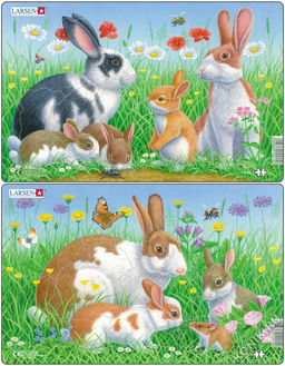 Пазл Larsen Кролики, 8 эл.