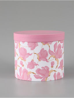 Набор шляпных коробок 5 в 1 «Нежные лилии», 13 × 14 ‒ 19.5 × 22 см