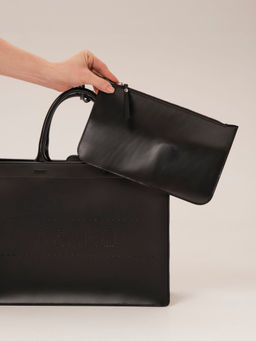 Сумка кожаная Azaro 30578 черный