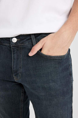 Pedro Slim Fit Джинсовые брюки узкого кроя с нормальной талией и узкими штанинами - Defacto фото 5