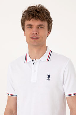 Erkek Beyaz Basic Ti__rt Sepette S_rpriz _ndirim - U.s. polo assn фото 2
