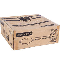 31148 Казан чугун 4,0 л , стек./крышка MB (х1) - Mayer&boch фото 5