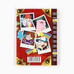 Блокнот А7, 28 листов, набор 4 шт., «Гравити Фолз»