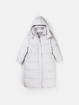 Пуховик удлиненный стеганый "Жемчуг" женский