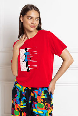 ФУТБОЛКА ЖЕНСКАЯ арт. 5702W-20247.1H-525.1206 - Almando melado фото 4