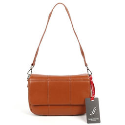 Женская кожаная сумка Sergio Valentini SV-119 Браун  фото 2