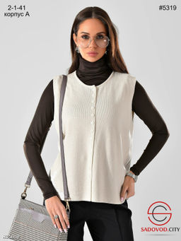 Жилет женский на пуговицах