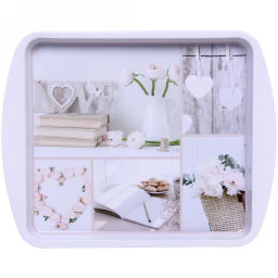 Цена за 2 шт. Поднос жестяной "Sweet dreams" 24,5*19,5см