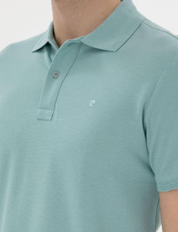 Koyu Mint Slim Fit K_vr_lmaz Polo Yaka Basic Ti__rt - Pierre cardin фото 14